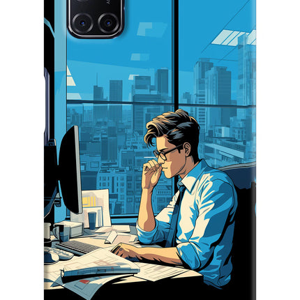 Focused Hustler (AI Generated) Oppo A52 Hard Case Back Cover by Casekaro