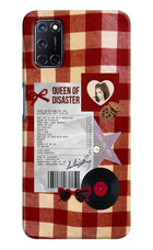 Queen of Disaster Oppo A52 Hard Case Back Cover by Casekaro