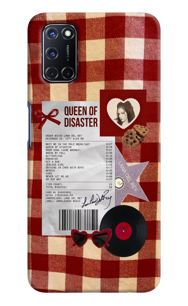 Queen of Disaster Oppo A52 Hard Case Back Cover by Casekaro