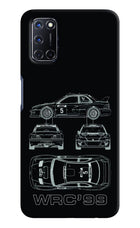 WRC'99 Oppo A52 Hard Case Back Cover by Casekaro