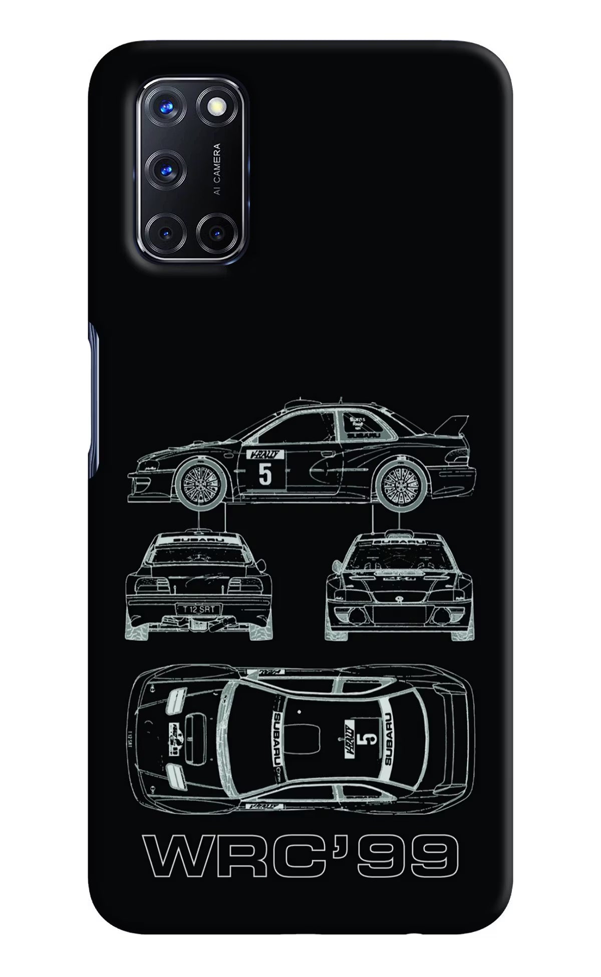 WRC'99 Oppo A52 Hard Case Back Cover by Casekaro
