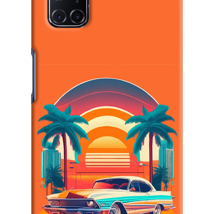 Palm Drive 80s Oppo A52 Hard Case Back Cover by Casekaro
