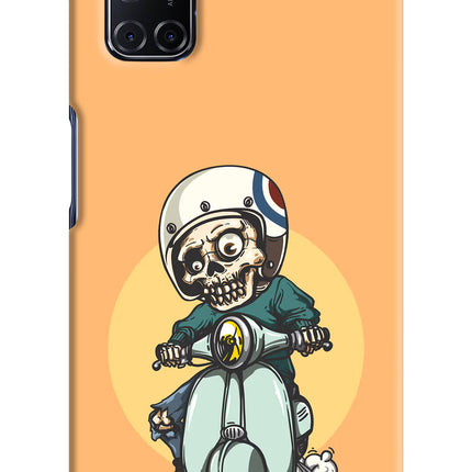 Undead Biker Oppo A52 Hard Case Back Cover by Casekaro
