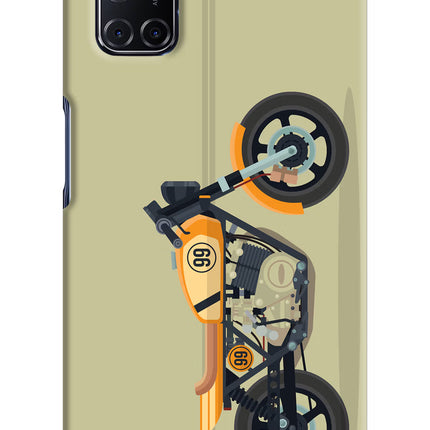 Vertical Speedster Oppo A52 Hard Case Back Cover by Casekaro