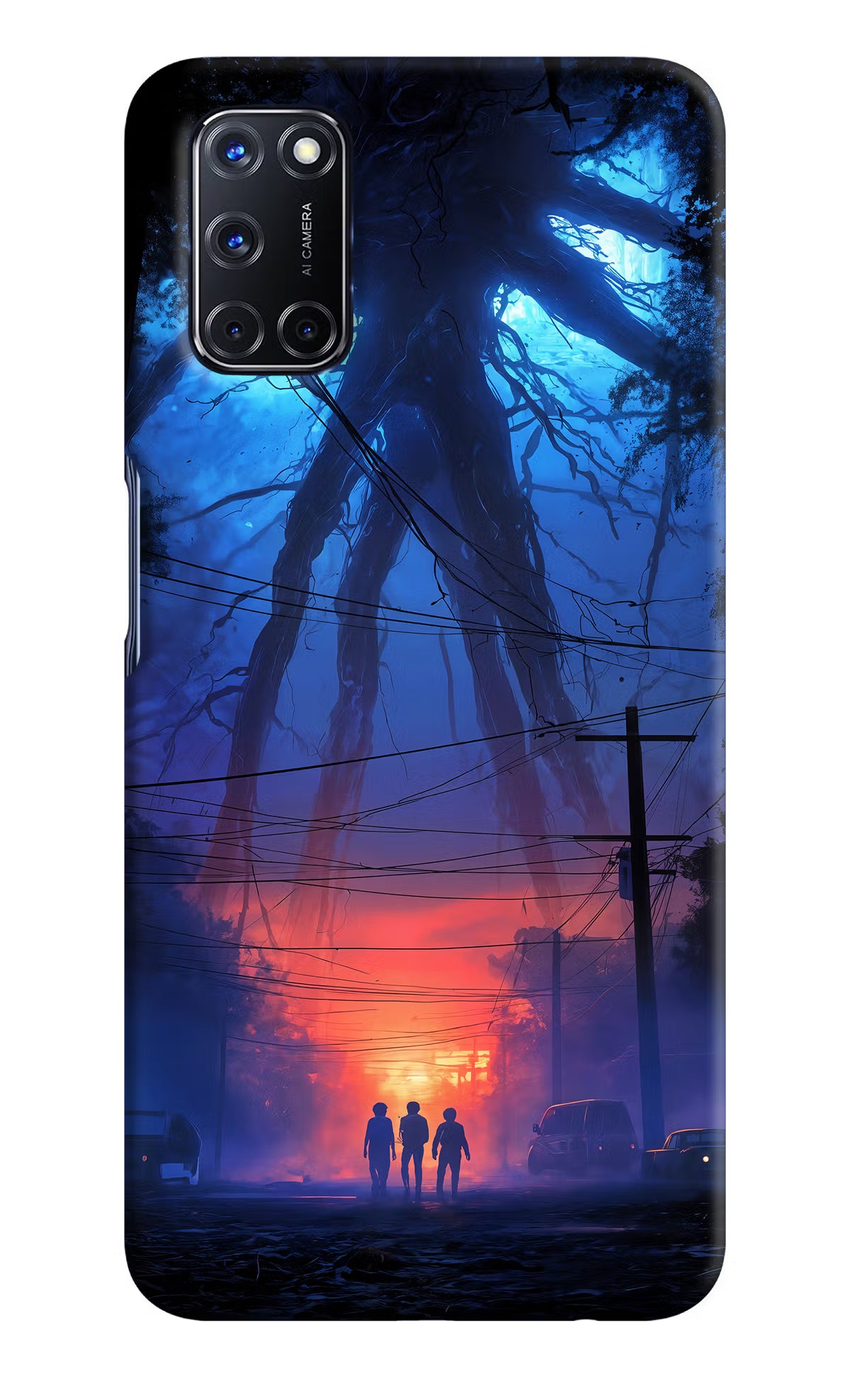 Ordinary Things Shadow Oppo A52 Hard Case Back Cover by Casekaro