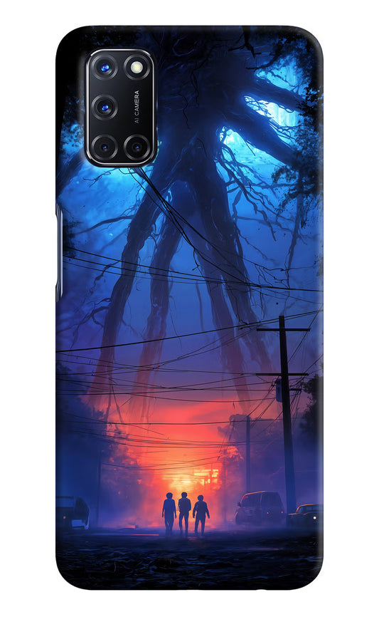 Ordinary Things Shadow Oppo A52 Hard Case Back Cover by Casekaro