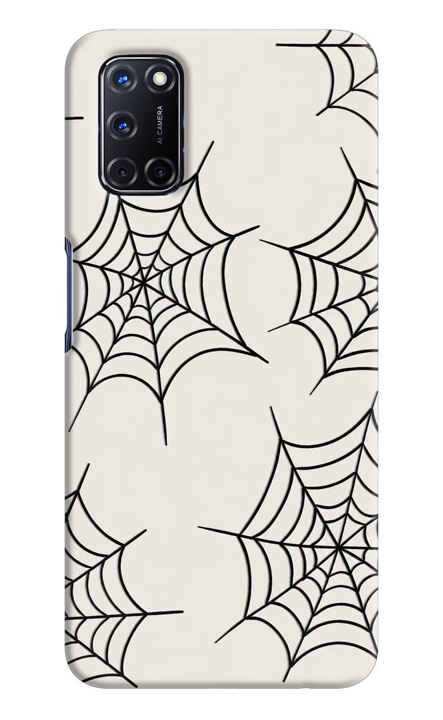 Spider Web Oppo A52 Hard Case Back Cover by Casekaro
