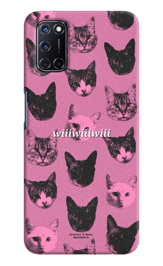 Pink Cats Oppo A52 Hard Case Back Cover by Casekaro