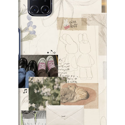 Soft Aesthetic Oppo A52 Hard Case Back Cover by Casekaro