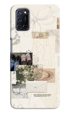 Soft Aesthetic Oppo A52 Hard Case Back Cover by Casekaro