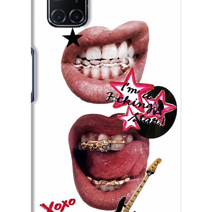 Rockstar Oppo A52 Hard Case Back Cover by Casekaro