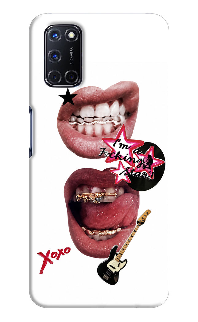 Rockstar Oppo A52 Hard Case Back Cover by Casekaro