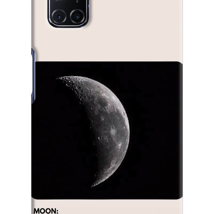 Moon Phase Oppo A52 Hard Case Back Cover by Casekaro