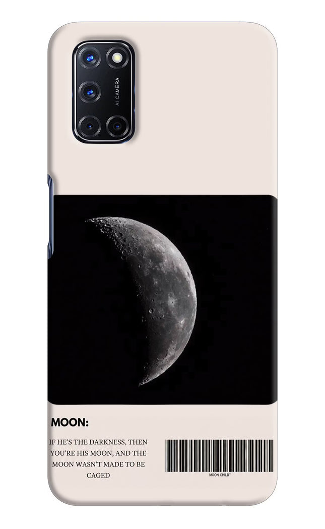 Moon Phase Oppo A52 Hard Case Back Cover by Casekaro