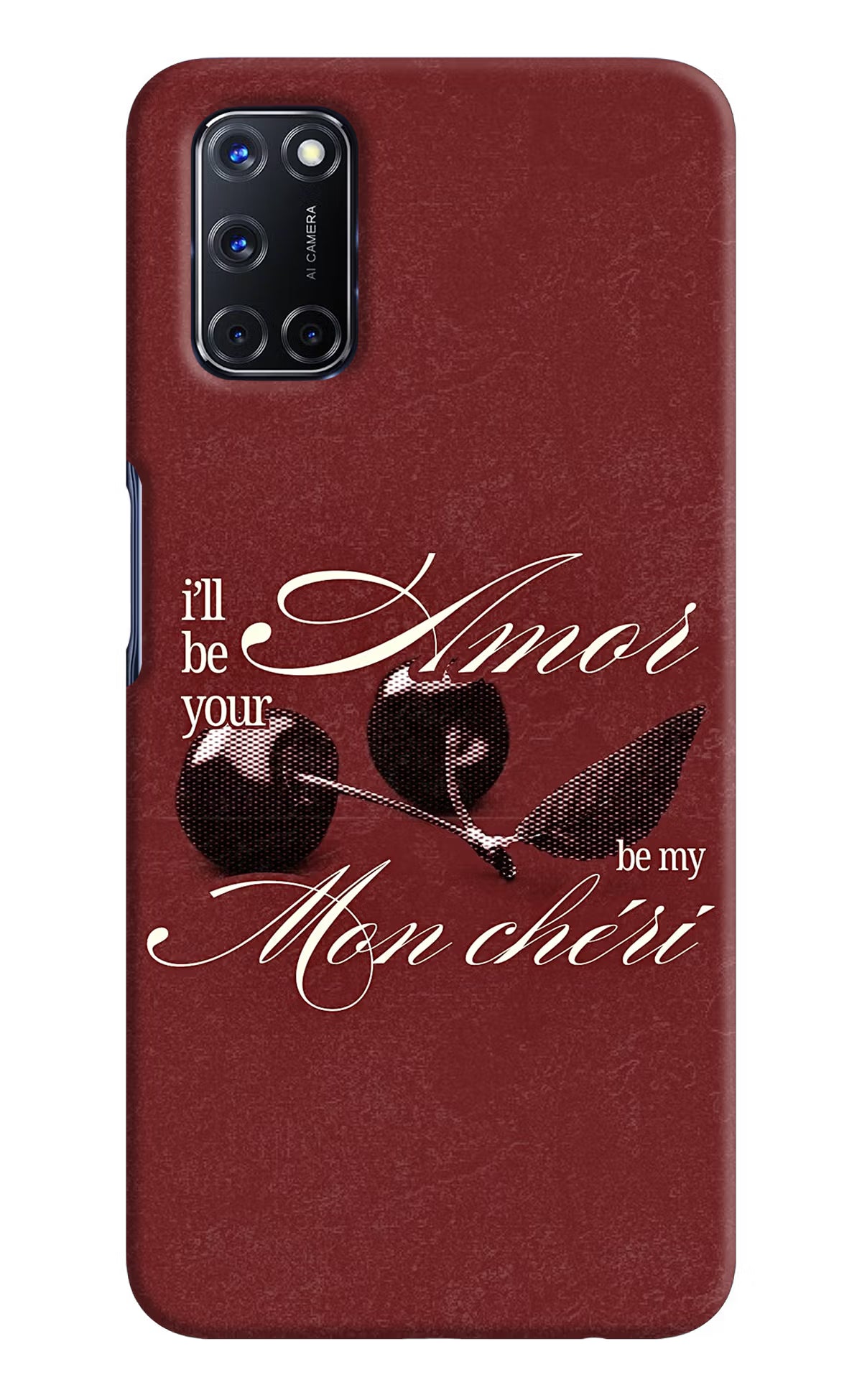 Velvet Cherry Oppo A52 Back Cover