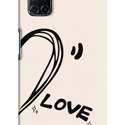 Soul Line Oppo A52 Hard Case Back Cover by Casekaro