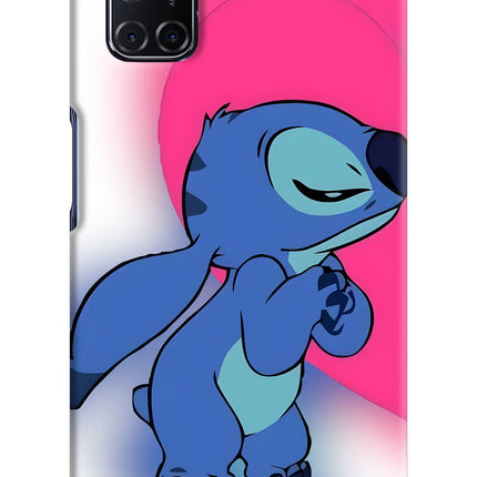 Stitch Hug Oppo A52 Hard Case Back Cover by Casekaro