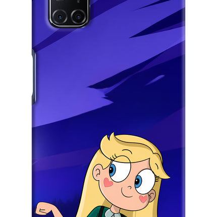 Star Glow Oppo A52 Hard Case Back Cover by Casekaro