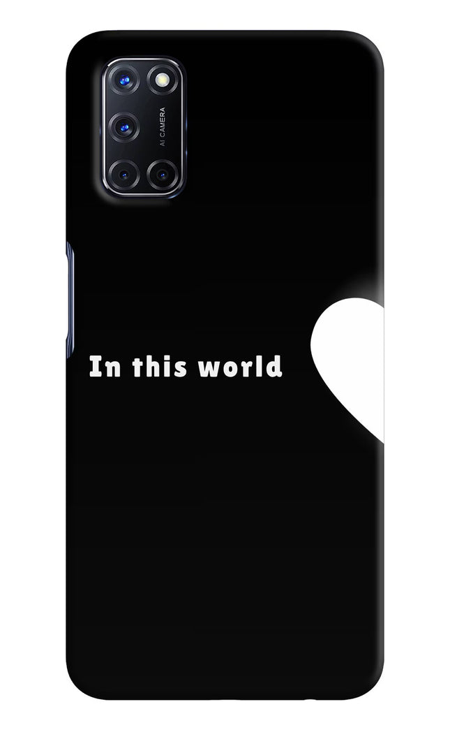 This World Oppo A52 Hard Case Back Cover by Casekaro