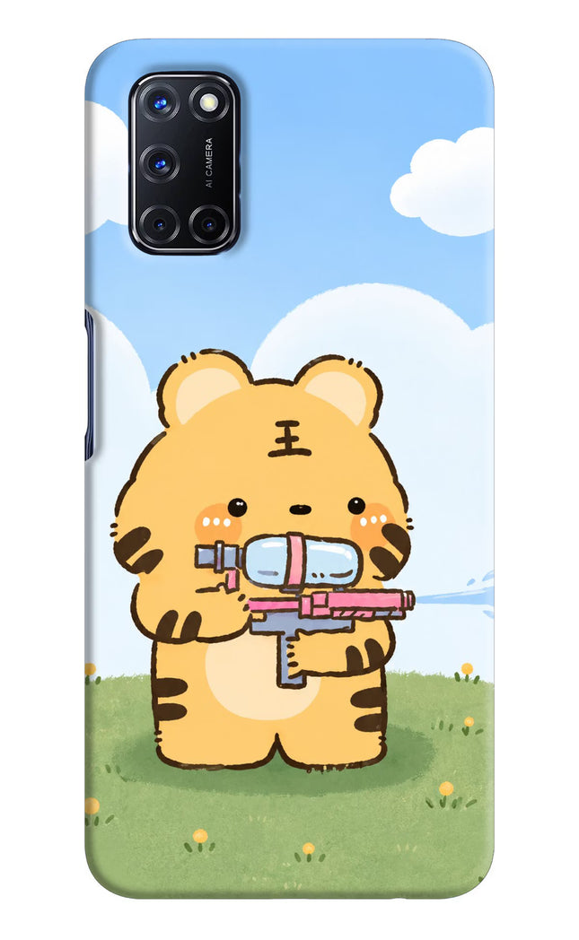 Tiger Treat Oppo A52 Hard Case Back Cover by Casekaro