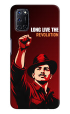 Bhagat Singh Revolution Oppo A52 Hard Case Back Cover by Casekaro