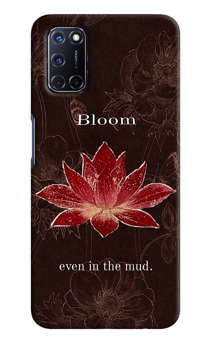 Bloom Oppo A52 Back Cover, Hard case