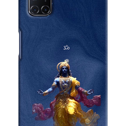 Cosmic Krishna Oppo A52 Hard Case Back Cover by Casekaro