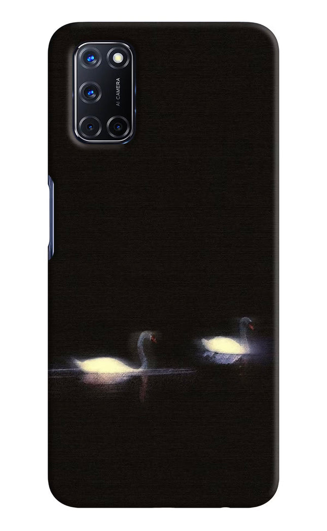 Silent Swans Oppo A52 Hard Case Back Cover by Casekaro