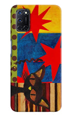 Pop Cat Oppo A52 Hard Case Back Cover by Casekaro