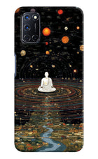Space Monk Oppo A52 Hard Case Back Cover by Casekaro