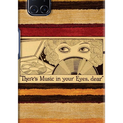 Vinyl Stripes Oppo A52 Hard Case Back Cover by Casekaro