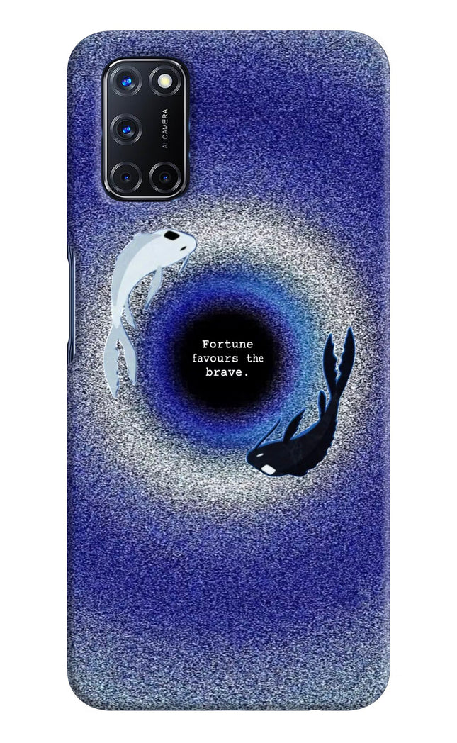 Dark Koi Oppo A52 Hard Case Back Cover by Casekaro