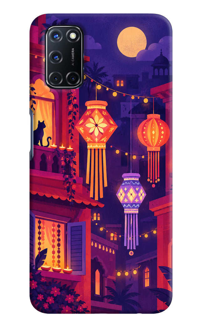 Lantern Lane Oppo A52 Hard Case Back Cover by Casekaro