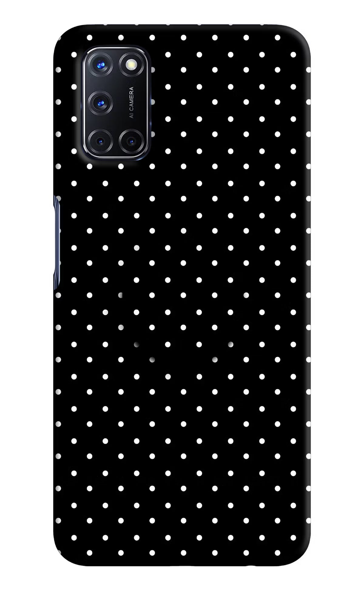 White Dots Oppo A52 Pop Case by Casekaro