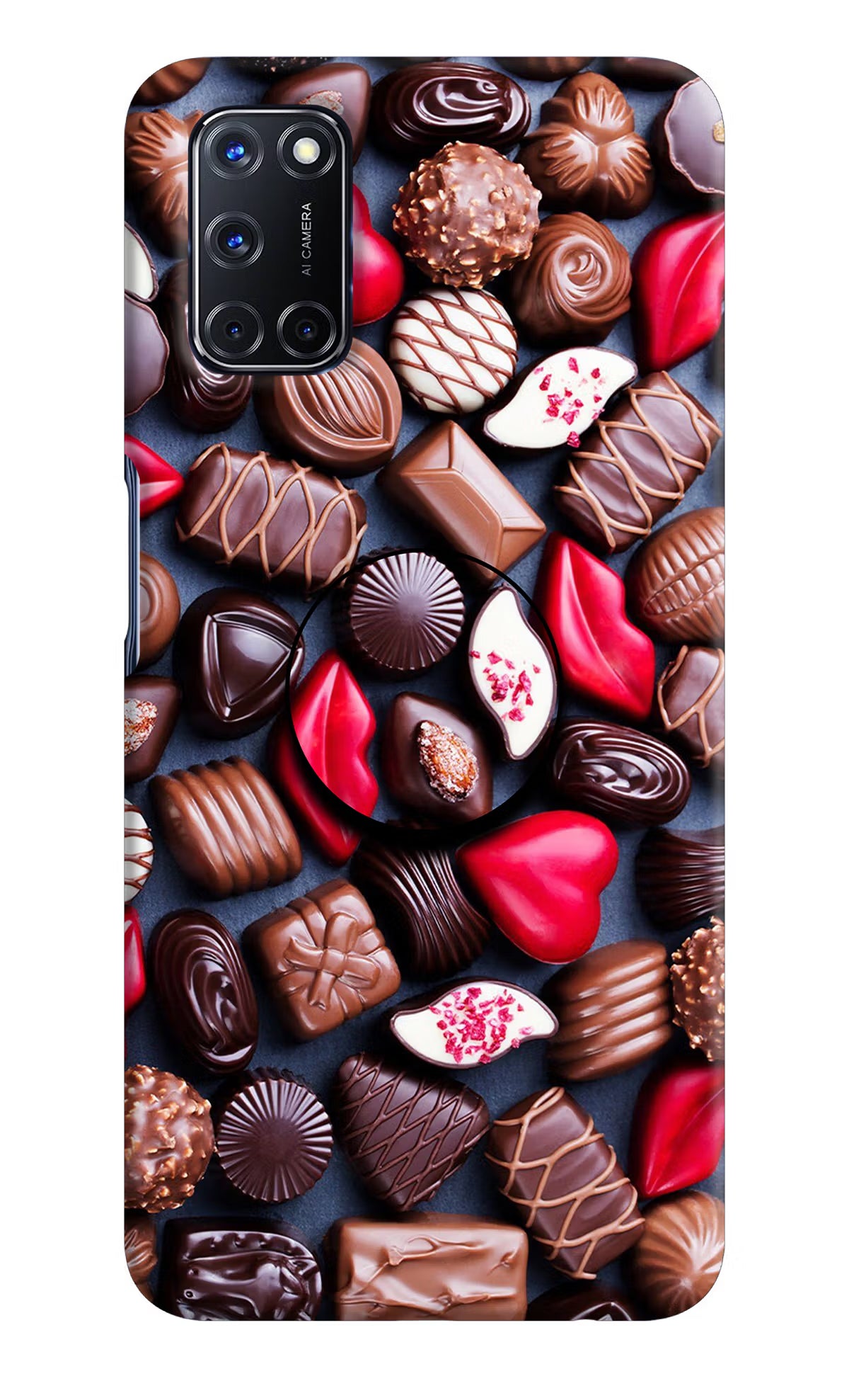 Chocolates Oppo A52 Pop Case by Casekaro