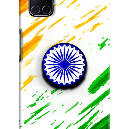 Indian Flag Ashoka Chakra Oppo A52 Pop Case by Casekaro