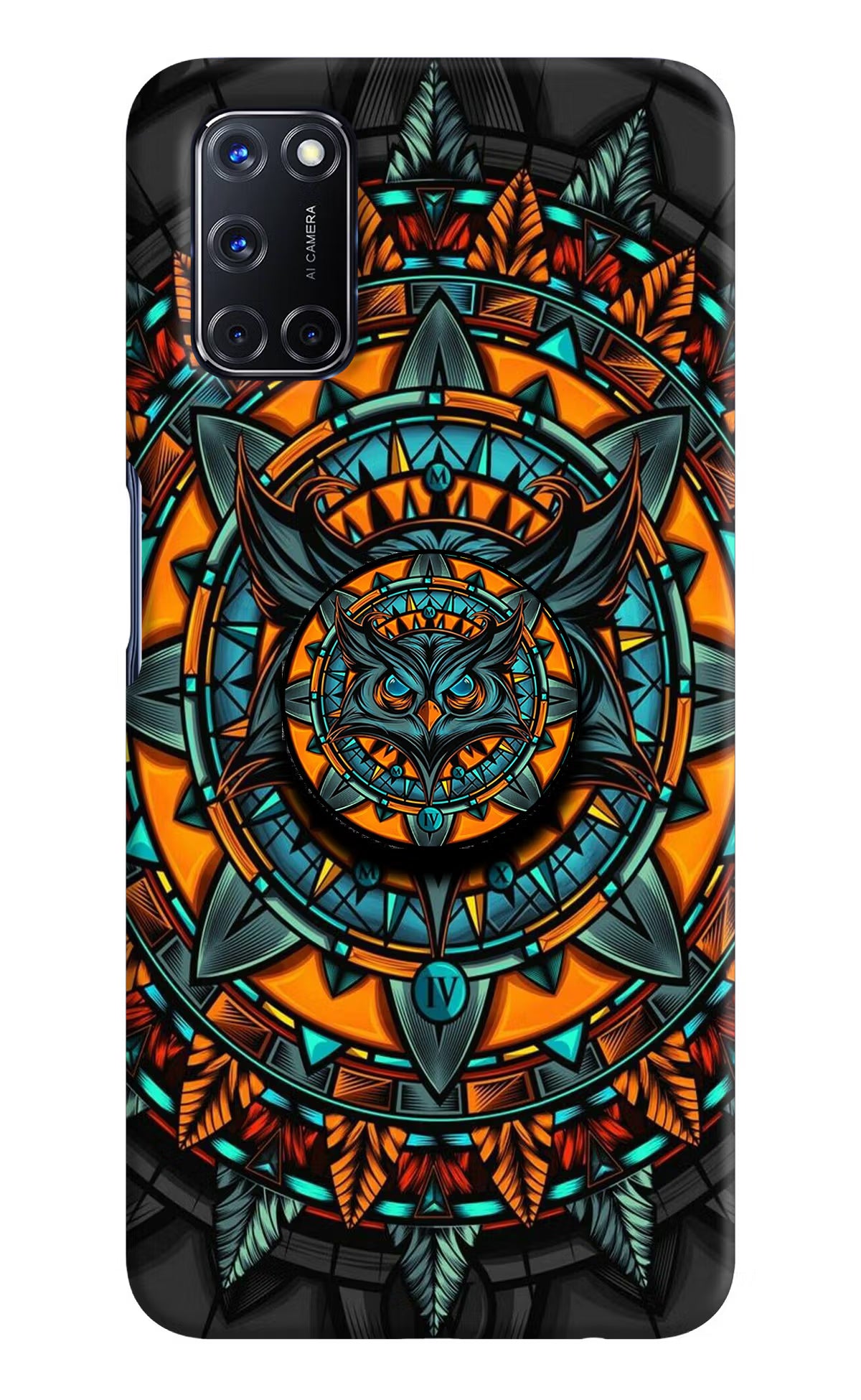 Angry Owl Oppo A52 Pop Case by Casekaro