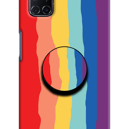 Rainbow Oppo A52 Pop Case by Casekaro