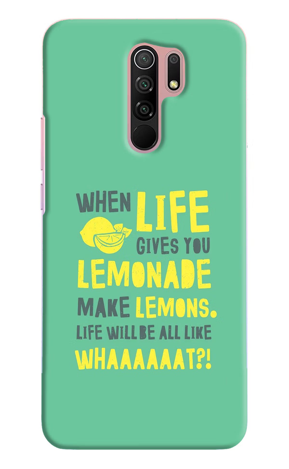 Quote Redmi 9 Prime/Poco M2/M2 reloaded Hard Case Back Cover by Casekaro