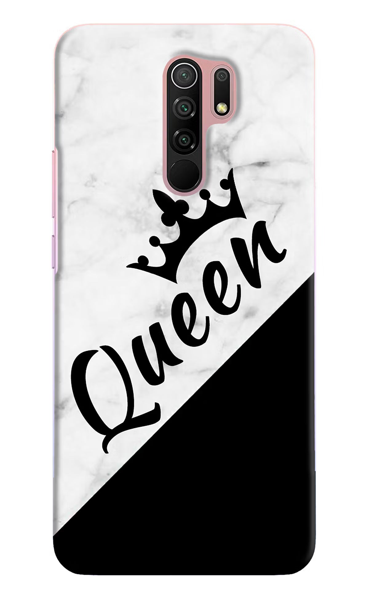 Queen Redmi 9 Prime/Poco M2/M2 reloaded Hard Case Back Cover by Casekaro