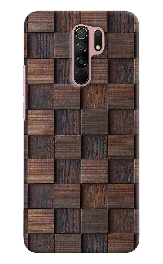 Wooden Cube Design Redmi 9 Prime/Poco M2/M2 reloaded Hard Case Back Cover by Casekaro
