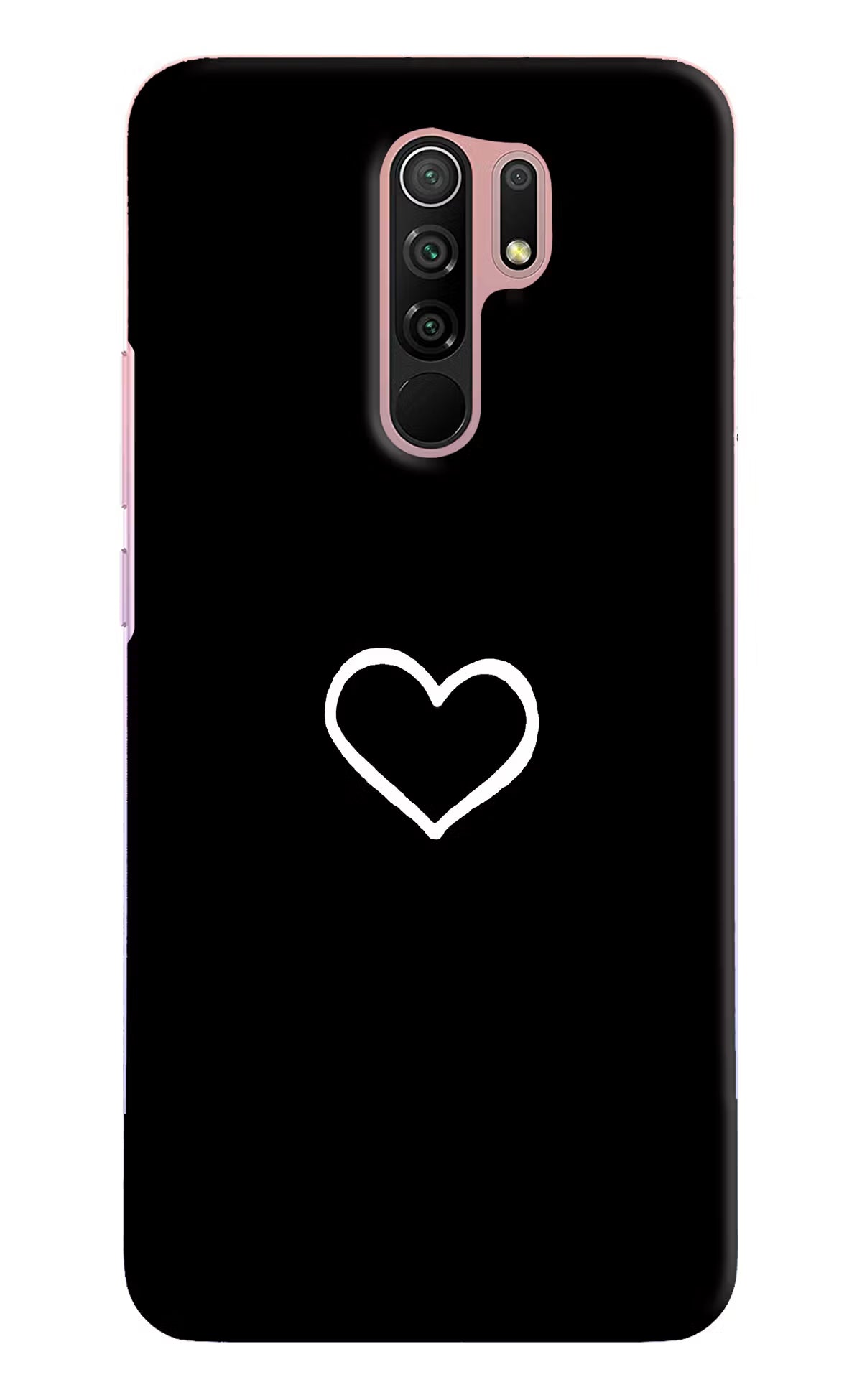 Heart Redmi 9 Prime/Poco M2/M2 reloaded Hard Case Back Cover by Casekaro