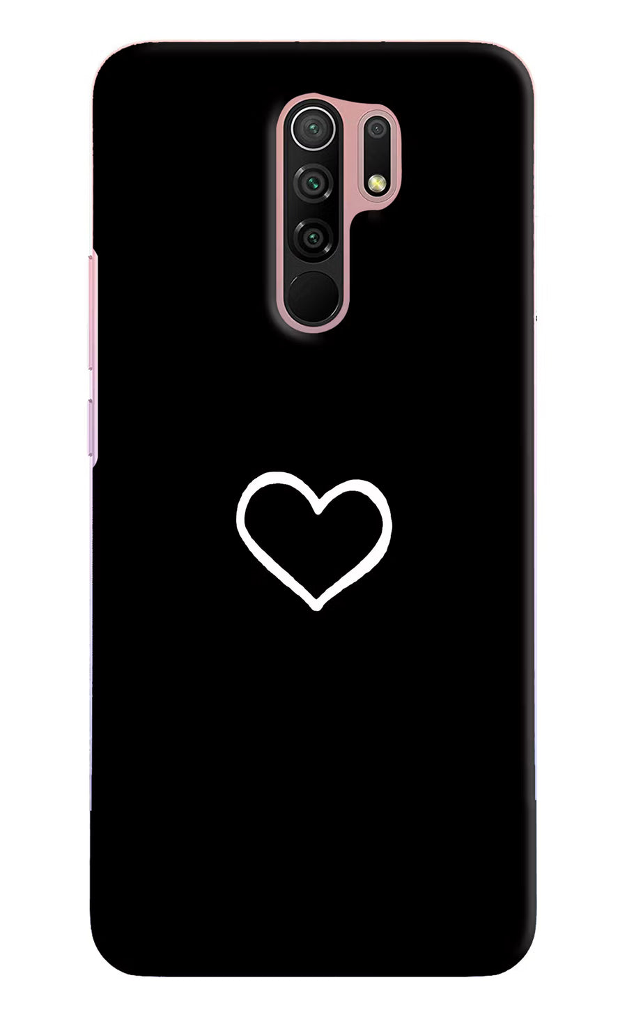 Heart Redmi 9 Prime/Poco M2/M2 reloaded Back Cover, Hard case