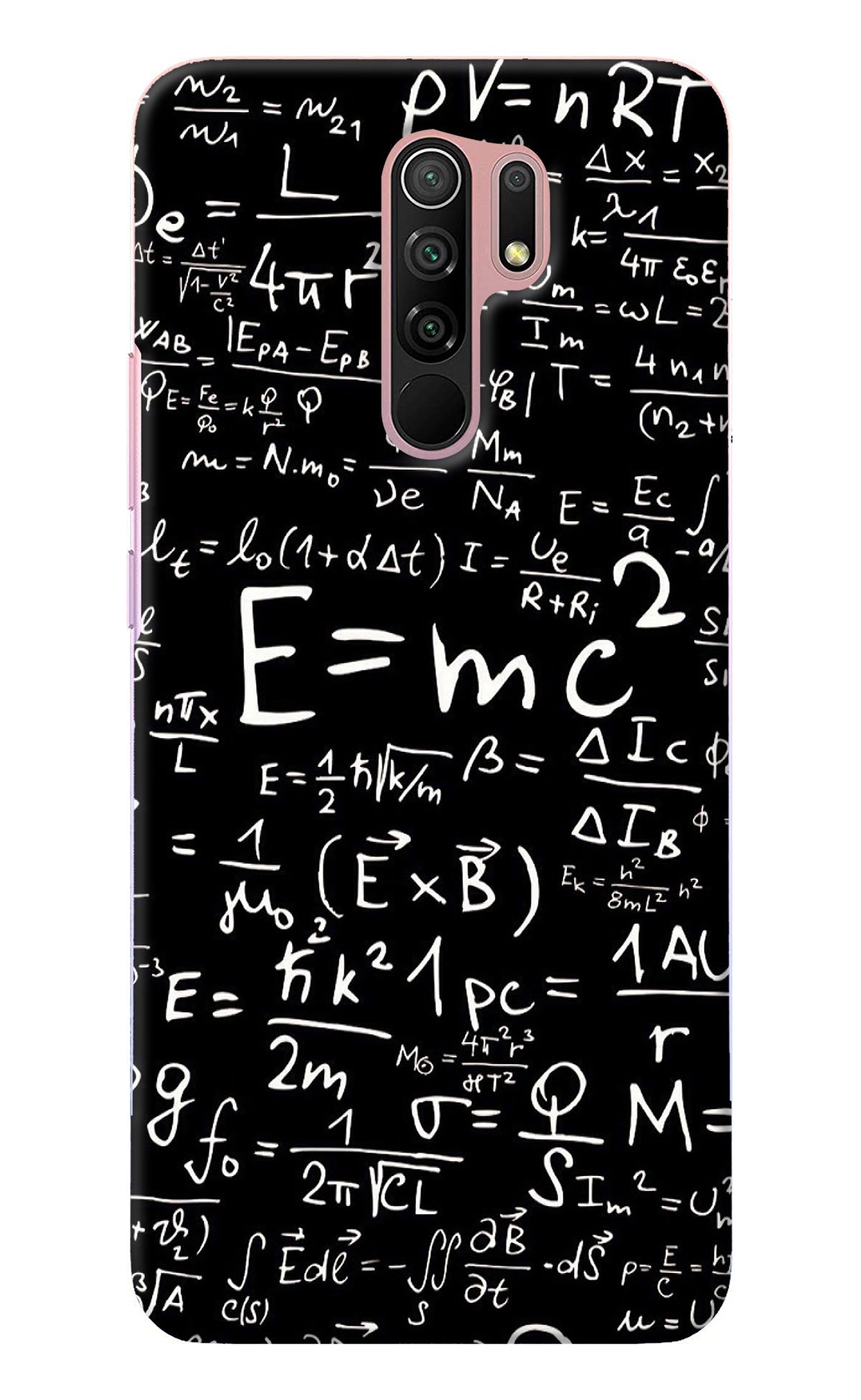 Physics Albert Einstein Formula Redmi 9 Prime/Poco M2/M2 reloaded Back Cover