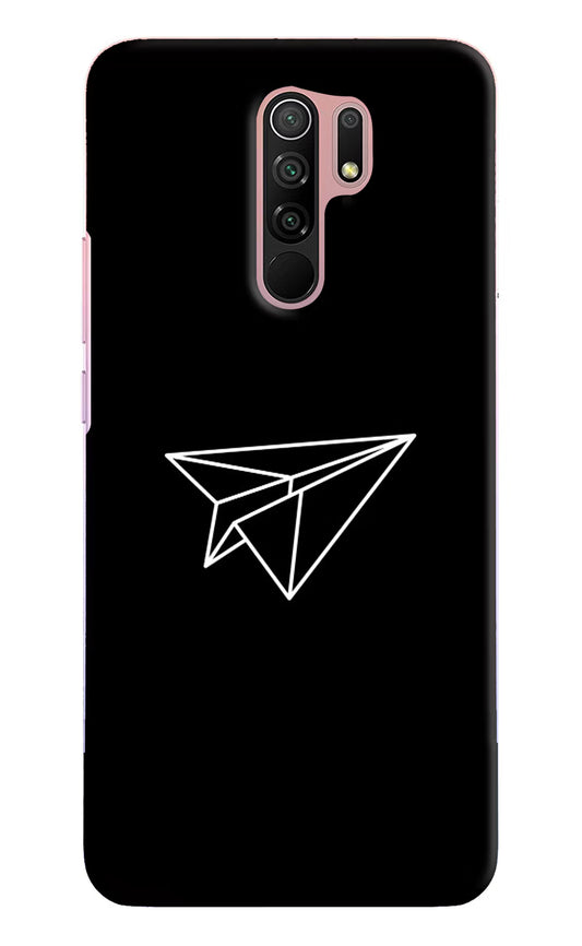 Paper Plane White Redmi 9 Prime/Poco M2/M2 reloaded Hard Case Back Cover by Casekaro