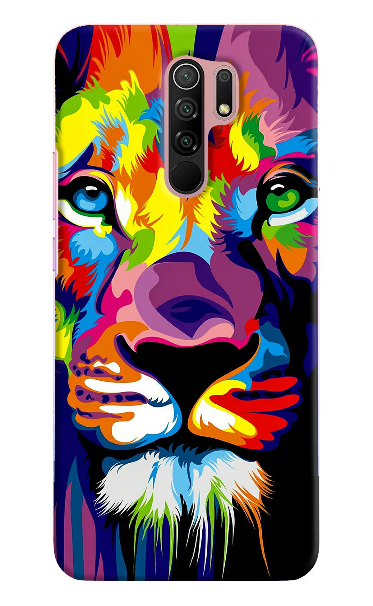 Lion Redmi 9 Prime/Poco M2/M2 reloaded Hard Case Back Cover by Casekaro
