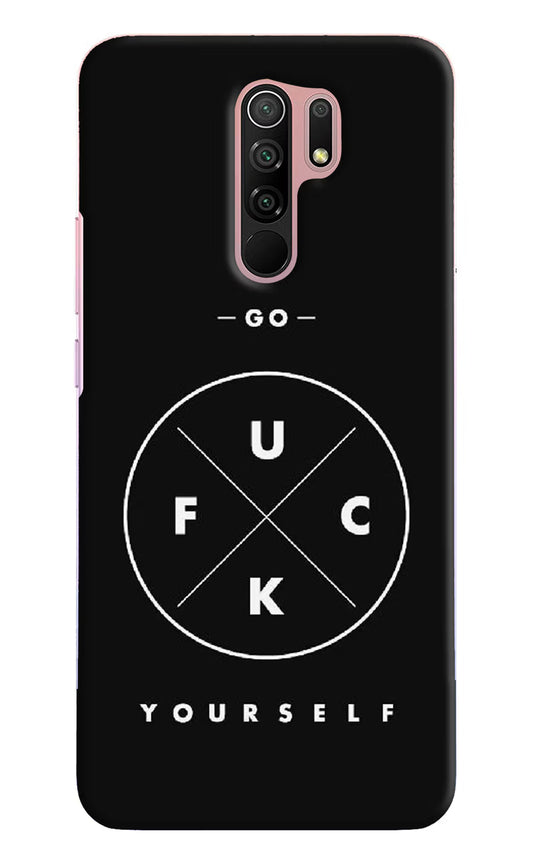 Go Fuck Yourself Redmi 9 Prime/Poco M2/M2 reloaded Hard Case Back Cover by Casekaro