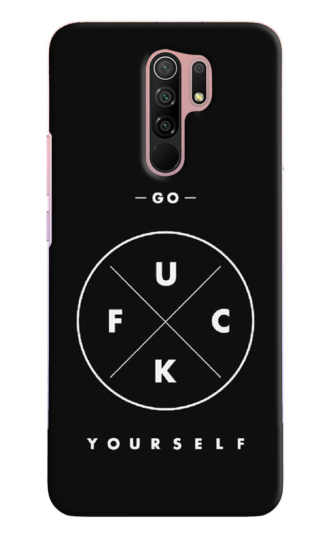 Go Fuck Yourself Redmi 9 Prime/Poco M2/M2 reloaded Hard Case Back Cover by Casekaro
