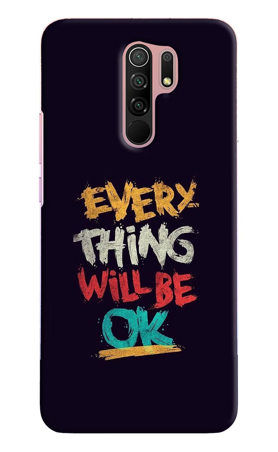 Everything Will Be Ok Redmi 9 Prime/Poco M2/M2 reloaded Back Cover, Hard case