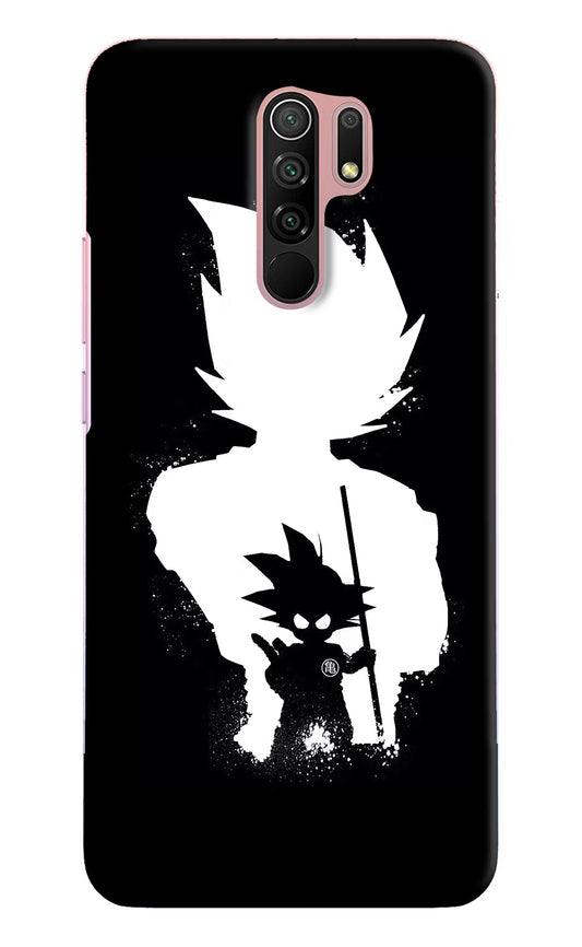 Goku Shadow Redmi 9 Prime/Poco M2/M2 reloaded Hard Case Back Cover by Casekaro